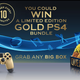 Illustration for article titled Do You Want This Gorgeous Gold PS4 Nathan Drake Collection Bundle? Do you like... Taco Bell?